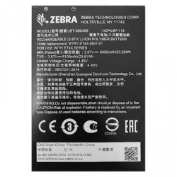 Batterie Standard Zebra ET40 8pouces